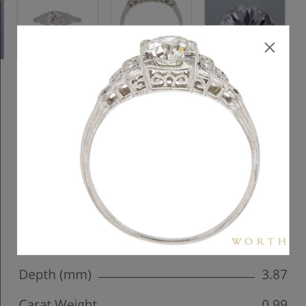 Gorgeous 1920s engagement ring!